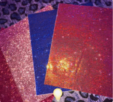 Sparkle glitter panels